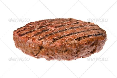 Hamburger patty by joebelanger. A thick, juicy hamburger patty cooked on a barbecue isolated on white.#thick, #juicy, #joebelanger, #Hamburger Perfect Hamburger, Juicy Hamburgers, Hamburger Patty, Burger Patty, Hamburger Patties, Hamburger Recipes, Angus Beef, Beef Patty, Grilled Meat