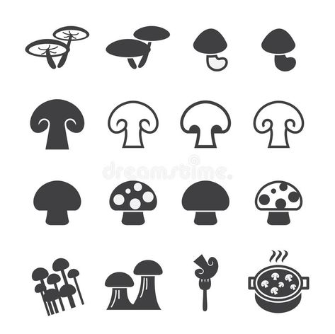 Mushroom icon stock illustration Mushroom Icon, Mushroom Cartoon, Mushroom Stock, Mushroom Images, Cartoon Mushroom, Picture Icon, Artist Portfolio, Art Icon, Art Inspiration Drawing