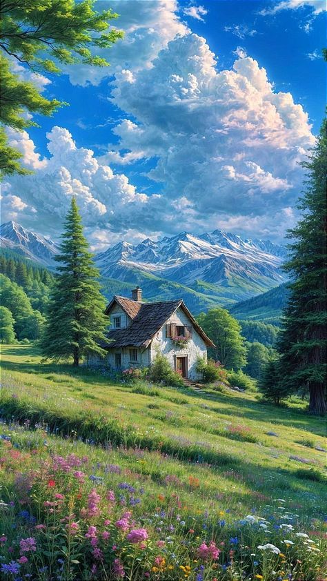 Beautiful Scenery Paintings, Sky Window, Beautiful Landscape Photography, Travel Landscape, Beautiful Art Paintings, Scenery Paintings, Places On Earth, Breathtaking Places, Landscape Photography Nature