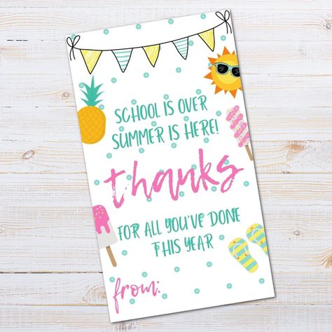 Excited to share the latest addition to my #etsy shop: TEACHER GIFT TAG,School Year End Teacher Gifts, Teacher Appreciation Gifts Printables, Printable Teacher Appreciation, Teacher Gift Printables, Teacher End Of Year, Easy Fathers Day Craft, Teacher Appreciation Printables, Thank You Printable, Teacher Summer