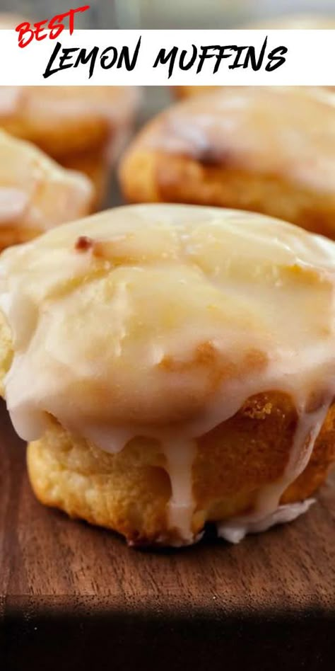 low carb gluten free fathead dough lemon muffins with icing on wooden cutting board Keto Lemon Cream Cheese Muffins, Keto Fathead Dough, Low Carb Muffin Recipes, Lemon Muffin Recipes, Keto Friendly Snacks, Keto Muffin Recipe, Fructose Malabsorption, Fathead Dough, Fructose Free