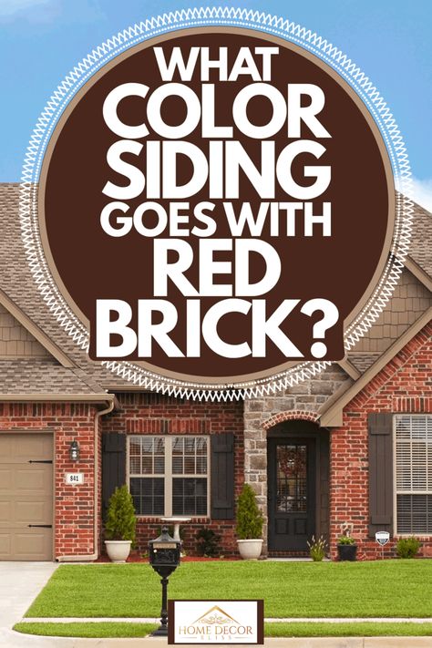 Red Brick House Exterior Colors, Brick House Trim, Brick House Siding, Orange Brick Houses, House Colors With Brick, Red Brick House Exterior, Red Brick Exteriors, House Colors Exterior, Brick Siding