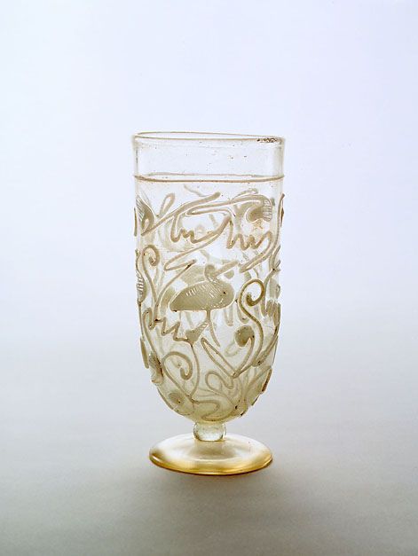 An Exceptional Roman Glass Snake-thread Goblet by Ancient Art, via Flickr Ancient Roman Glass, Bernard Shaw, Roman History, Roman Art, Roman Glass, Carthage, Ancient Artifacts, Glass Vessel, Ancient Rome