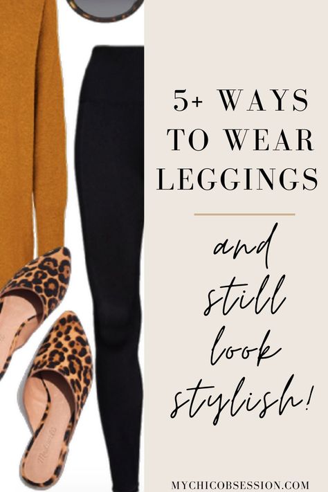 Ways To Wear Black Leggings, Ways To Wear Leggings, Fashion Leggings Outfits, My Chic Obsession, Leggings Outfit Fall, Black Leggings Outfit, How To Wear Leggings, Fashion Capsule Wardrobe, Over 60 Fashion