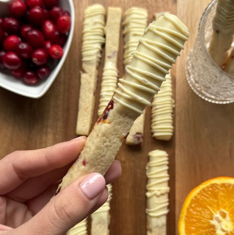 Cranberry Orange Shortbread Cookies Gluten Free Orange Shortbread Sticks, Orange Shortbread Stick Cookies, Orange Shortbread Cookie Sticks, Orange Stick Cookies, Shortbread Cookie Sticks, Orange Cranberry Shortbread Cookies, Cookie Sticks Recipe, Cranberry Orange Shortbread, Stick Cookies