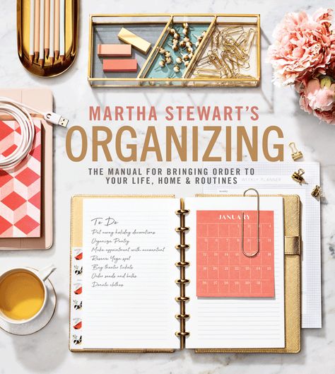 For many seeking a fresh start, January is the perfect time to take stock and de-clutter the home. Martha Stewart Organizing, Organize Life, Space Saving Bathroom, Personal Calendar, How To Fold Towels, Miss Mustard Seeds, Martha Stewart Living, Book Organization, Book Week