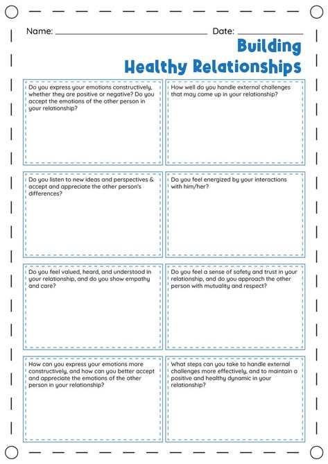 Creating Healthy Boundaries in Relationships Discover the key to maintaining happiness and harmony. Let's nurture our connections together. #RelationshipGoals #HealthyBoundaries #CommunicationIsKey #healthyrelationshipboundaries Family Relationship Therapy Activities, Relationship Group Activities, Relationship Building Worksheets, Healthy Relationship Group Activities, Relationship Counseling Worksheets, Building Healthy Relationships Worksheet, Family Counseling Worksheets, Building Relationships Activities, Relationship Repair Worksheets