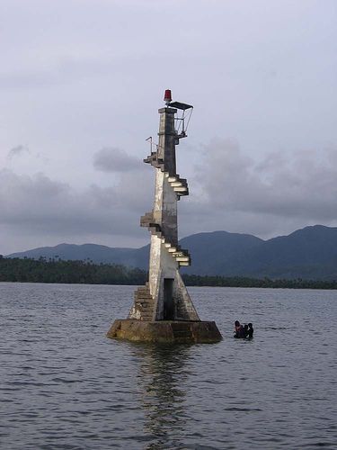 Loreto lighthouse by girlfromdipolog, via Flickr Northern Mindanao, Lighthouse Pictures, Waves Ocean, Beautiful Lighthouse, Beacon Of Light, Guiding Light, Light Houses, Water Tower, In The Middle