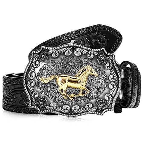 Cowboy Belts, Cowboy Belt Buckles, Cowgirl Belts, Nice Belts, Belts For Men, Cowboy Belt, Belt For Men, Silver Horse, Mens Cowboy