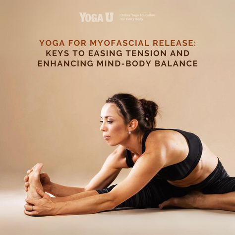 Dealing with chronic tension patterns don't seem to resolve?  You may want to integrate myofascial release into your yoga practice, says yoga therapist Chrys Kub, P.T. Learn more here.  https://yogauonline.com/yoga-practice-teaching-tips/yoga-teaching/yoga-for-myofascial-release/  #yogatherapy #yogatherapist #yogateacher #yogatips #fascia #myofascia #yogagirl #yogastudio #yogajourney #yogacommunity #yogalove #yogaeverydamnday #yogalife Puppy Pose Yoga, Release Quotes, Yoga Therapist, Yoga Health Benefits, Myofascial Pain Syndrome, Yoga Articles, Yoga Education, Yoga Teaching, Yoga Anatomy