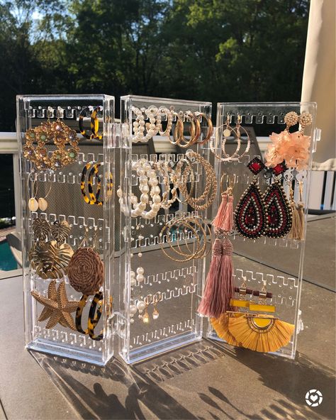 Acrylic Earring Holder, Earring Storage, Acrylic Earring, Gift Inspo, Earring Holder, Earring Display, Acrylic Earrings, Shop Earrings, Statement Earrings