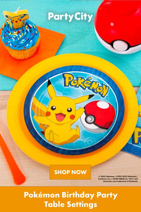 Pokemon party supplies