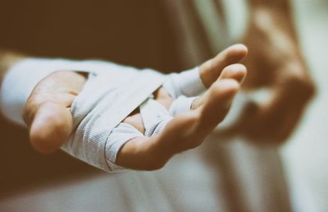 pinterest—kayleeds Bandage Hands Boxing Aesthetic, Boxing Bandages Aesthetic, Take My Hand Aesthetic, Bandaged Face Aesthetic, Fire Powers Aesthetic Boy, The Hero Aesthetic, Hands With Bandages, Healing Powers Aesthetic, Boxe Aesthetic