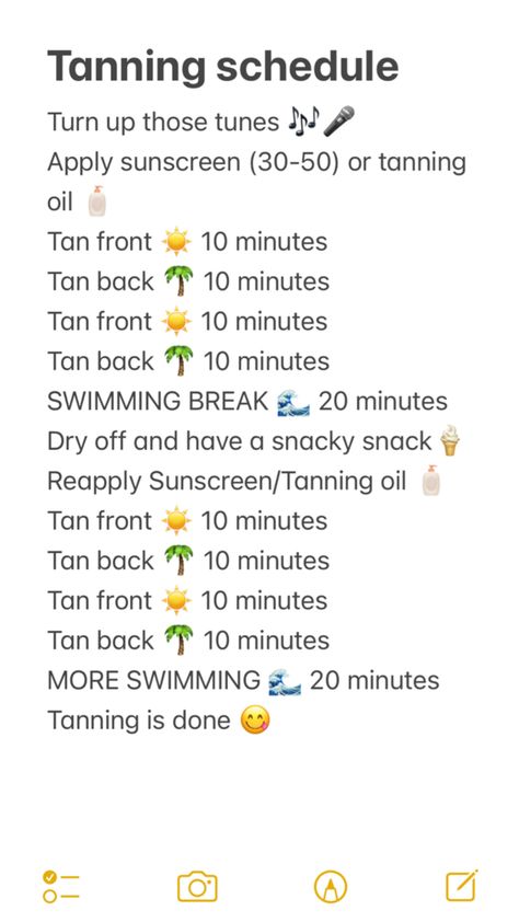 Tanning Schedule, How To Tan, Tanning Routine, Beach Makeup, Daily Routine Planner, Summer Hacks, How To Get Tan, Tanning Tips, Holiday Prep