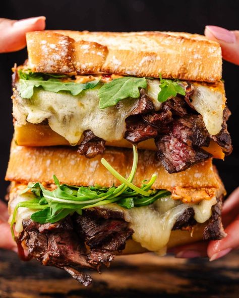 The Best Steak Sandwich Steak Panini Sandwiches, Steak Sandwich Sides, Sirloin Steak Sandwich Recipes, Steak Sandwich Marinade, Flank Steak Sandwich Recipes, Skirt Steak Sandwich Recipes, Shaved Steak Sandwich Recipes, Steak Sandwich Recipes Easy, Steak And Onion Sandwich