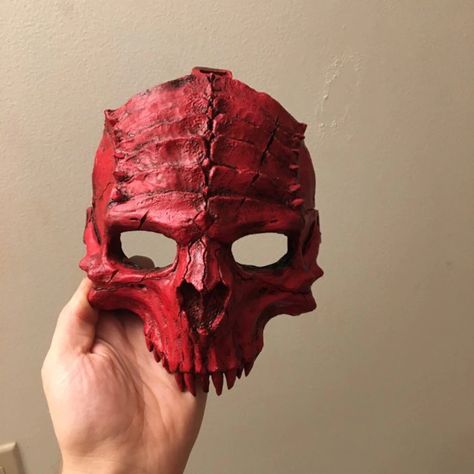 Half skull makeup