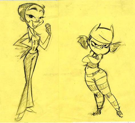 Brit And Tiff, Stylized Drawing, Cartoon Fan, Retro Cartoon, Retro Cartoons, Character Designs, Disney Cartoons, Nickelodeon, Anatomy