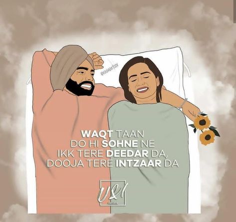 Romantic Quotes In Punjabi, Punjabi Quotes Feelings Romantic, Romantic Love Quotes In Punjabi, Punjabi Love Quotes For Him, Sweet Couple Quotes, Couple Instagram Captions, Punjabi Captions, Couple Instagram, Cute Relationship Quotes