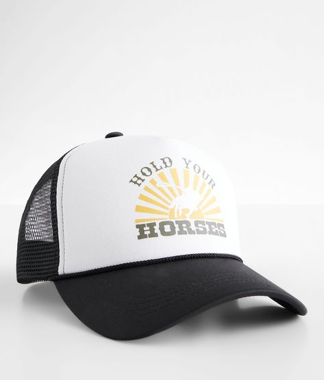 Womens Trucker Hat, Hold Your Horses, Women's Hats, Hat For Women, Accessories Clothing, Hold You, Vacation Outfits, Snapback Hat, Snapback Hats