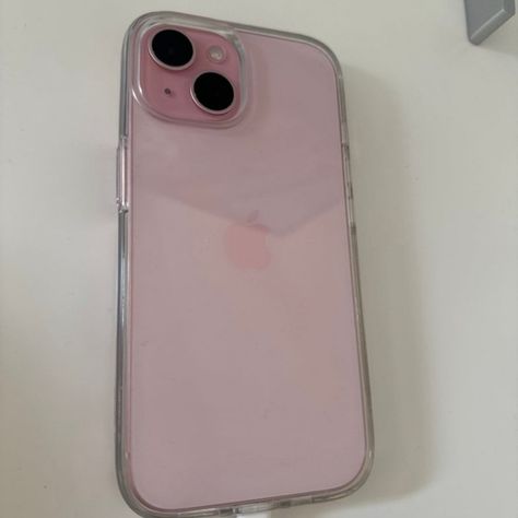 Iphone 15 128GB in Pink For Unlocked Iphone 13 Pink Clear Case, Future Phone, Luxury Bed Frames, Dream Phone, Iphone Ideas, Therapy Playlist, Iphone Obsession, Body Smells, Pretty Iphone Cases