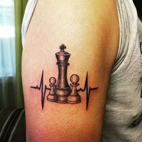 Queen Cheese Piece Tattoo, Queen Chess Piece Tattoo, Grandma Tattoo Ideas, Infinity Sign Tattoo, Chess King And Queen, Chess Piece Tattoo, Grandma Tattoo, Chess Tattoo, King Chess Piece