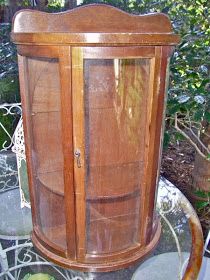 Curved Curio Cabinet Makeover, Corner Curio Cabinet Makeover, Curio Cabinet Redo, Painted Curio Cabinets, Curio Cabinet Makeover, Antique Tea Cart, Glass China Cabinet, Curio Cabinet Displays, Antique Curio Cabinet