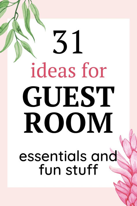 How to create a functional and cozy guest room for your overnight guests. Ideas for the essentials and the fun stuff. Functional Guest Bedroom, Fun Guest Bedroom, Cozy Guest Room, Guest Basket, Guest Room Essentials, Cozy Guest Rooms, Guest Room Decor, Bedroom Essentials, Overnight Guests