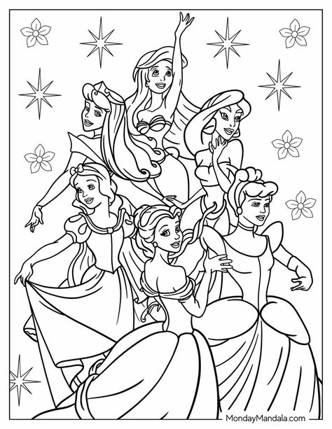 20 Disney Coloring Pages For Adults (Free PDF Printables) Coloring Pages To Print Disney, Disney Christmas Printables Free, Disney Princess Coloring Pages Free Printable, Disney Cartoon Coloring Pages, Disney Coloring Pages For Adults, Princess Coloring Pages Free Printable, Realistic Disney Princess, Disney Coloring Pages Printables, Coloring Pages Disney