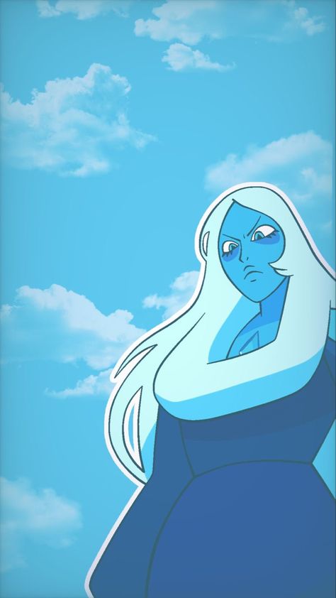 Blue Diamond Steven Universe Wallpaper, Blue Diamond Wallpaper, Diamante Azul Steven Universe, Steven Universe Wallpapers, Diamond Wallpaper Iphone, Blue Diamond Su, Diamond Aesthetic, Blue Diamond Steven Universe, Universe Pictures