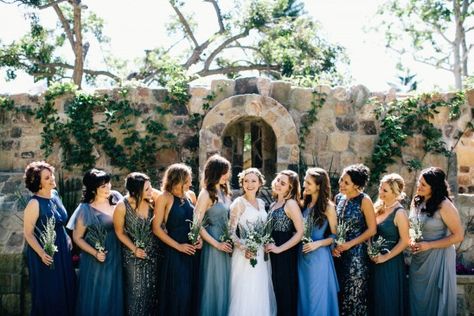 Sentimental-Handmade-Orange-County-Wedding-Cami-Jane-Photography (6 of 43) Mismatched Blue Bridesmaid Dresses, Mismatched Bridesmaid Dresses Blue, Wedding Bridesmaids Dresses Blue, Bridesmaid Inspiration, Mismatched Bridesmaids, Mismatched Bridesmaid Dresses, Navy Bridesmaid Dresses, Orange County Wedding, Bridesmaid Style