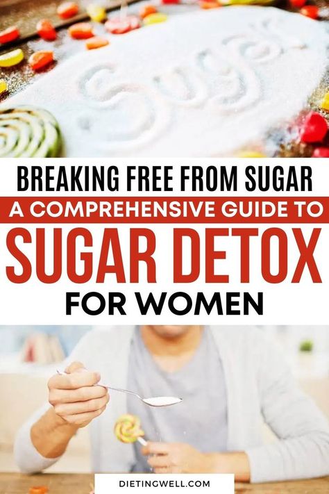 How to Detox from Sugar | Women's Sugar Detox Tips | Sugar Detox Recipes | Benefits of Sugar Detox for Women | Sugar Detox Meal Plan | Sugar Detox Benefits for Women | Healthy Sugar Detox Strategies for Women Sugar Detox Symptoms, Healthy Chicken Pasta Salad, Pasta Salad With Avocado, Detox From Sugar, Ways To Eat Healthier, Sugar Busters, Sugar Cleanse, Sugar Detox Plan, Sugar Detox Recipes