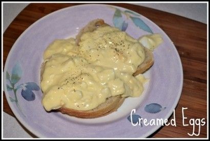 Creamed Eggs On Toast, Egg Gravy, Eggs On Toast, Avocado Toast Egg, Hard Boiled Egg, Vegan Blueberry, Tasty Kitchen, Creamed Eggs, What's For Breakfast