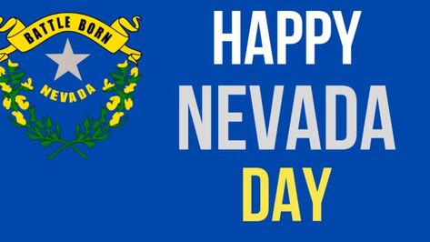 Happy Nevada Day: What do you know about Nevada? Thomas Ian Nicholas, Nevada Day, Crystal Bay, Vegas Sign, Nuclear Test, Nevada State, Reno Tahoe, Virginia City, Clark County