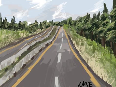 3/3. First road trip painting. 50m. #art #digitalartpainting #painting #smallartistsupport #digitalpainting #smallartist Road Trip Painting, Trip Painting, Digital Painting, Road Trip, Digital Art, Road, On Instagram, Quick Saves, Instagram