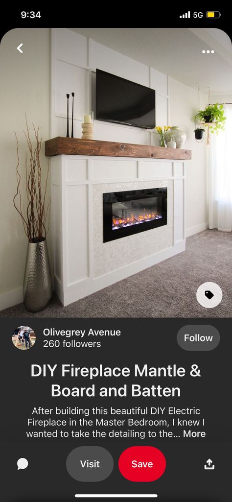 Diy Fireplace Mantle, Diy Fireplace Mantel, Fireplace Inspiration, Living Room Upgrades, Fireplace Redo, Ginger House, At Home Movie Theater, Living Room Corner, Kitchen Cabinet Styles