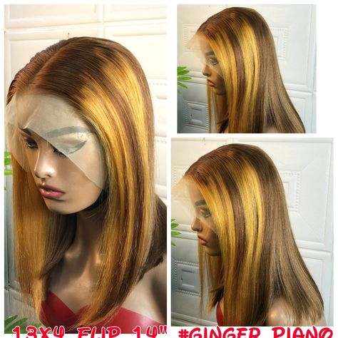 13x4 Flip Wig Ginger Piano Colour 100% Human Hair 12" N38,000 14" N43,000 16" N48,000 100 Human Hair, Human Hair, Ginger, Piano, Wigs, Human, Hair, Quick Saves, Color