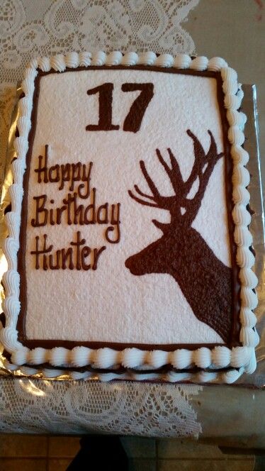 Deer Cake, Deer Birthday Cake, Hunting Cakes For Boys, Deer Cake For Men, Cake For Hunters Birthday, Deer Hunting Cakes For Men, Diy Hunting Cake, 18th Birthday Cake For Guys, Hunting Birthday Cakes For Men Deer