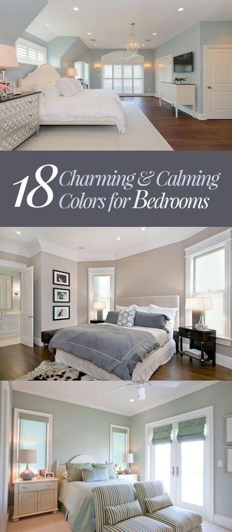 In picking the color palette we want for the bedroom, or any room in the house for that matter, we usually go with two things - our gut or our favorite col Main Bedroom Color Palette, Main Bedroom Ideas Master Suite Color Schemes, Large Bedroom Ideas Master Suite Wall Colors, Paint Colors For Bedroom Walls Calming, Paint Colors For A Small Bedroom, Matter Bedroom Ideas, Master Bedrooms Color Pallet, Calming Bedroom Colors Master Suite, Master Room Color Ideas