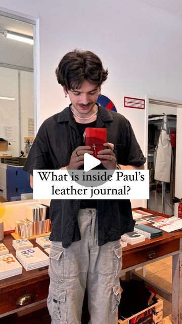 paper republic on Instagram: "[people of paper republic]   who? Paul, our social media manager 🤳✨ where? at our le shop in Vienna, Austria  Look at Paul’s chunky and well-loved leather journal!  This is his first grand voyageur in red, which he got when he became an official member of paper republic team! ♥️ After only 2 months, Paul already got a second journal as his work companion 🤣 - but look at the stunning patina on his red leather journal - his personal daily companion!  Paul uses: ♥️ grand voyageur [pocket] in red ✍️ a small notebook that his friends gifted him - for daily doodles ✨ dotted notebook refill - for learning German 💪 ruled book refill - for work notes 💅 plain notebook refill - for content ideas!  What do you keep in your daily companion? Share with us below!   #peop Moleskine Aesthetic, Paper Republic, Work Notes, Refillable Notebook, Daily Doodles, Refillable Leather Journals, Plain Notebook, Learning German, Notebook Refill