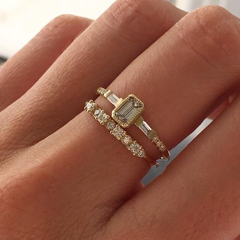 Diamond Baguette Ring, Jennie Kwon, Diamond Baguette, Baguette Diamond Rings, Baguette Ring, Emerald Cut Diamond, Baguette Diamonds, Emerald Cut Diamonds, Baguette Diamond