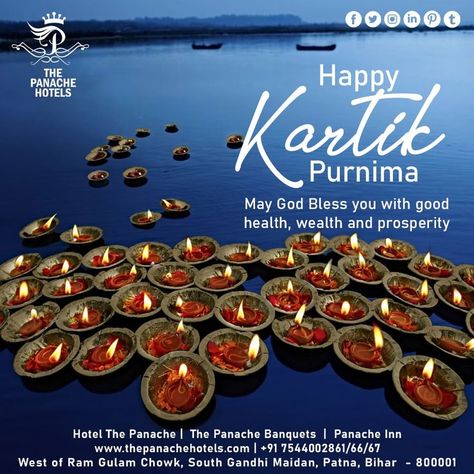 Happy Kartik Purnima!
May god bless you with good health, wealth and prosperity.
 #happykartikpurnima #KartikPurnima #auspiciousday #shubhmah #hinduritual #purnima  #hotelsofindia #hotelsofpatna #thepanache #panache2022 #biharbest #Patna #Bihar Happy Kartik Purnima, Kartik Purnima, Patna Bihar, Hindu Rituals, Buddhist Symbols, Wealth And Prosperity, Ram Photos, Health Wealth, God Bless You