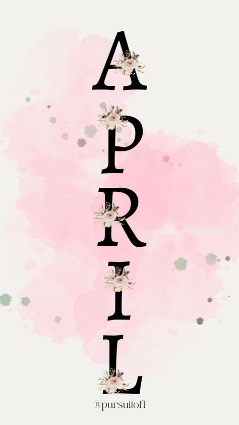 White and pink phone wallpaper with floral April text 2025 Planning, April Wallpapers, April Wallpaper Aesthetic, Pink Phone Wallpaper, Blog Planner Printable, April Aesthetic, April Wallpaper, Planning Notebook, Theme Wallpaper