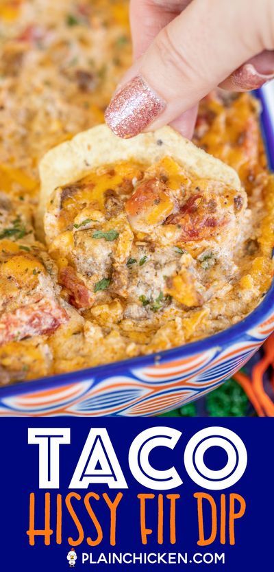 Creamy Taco Dip, Hissy Fit Dip, Mexican Dip Recipes, Beef Taco Seasoning, Easy Recipes For Dinner, Ground Beef Taco, Taco Dip Recipe, Dinner Recipes With Ground Beef, Beef Recipes For Dinner Easy