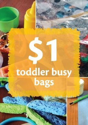 Keep toddlers busy AND safe with these busy bags you can make for under $1! Keep Toddlers Busy, Toddler Busy Bags, Sensory Bag, Sensory Ideas, Surprise Az, Busy Boxes, Quiet Activities, Toddler Bag, Lv Bags