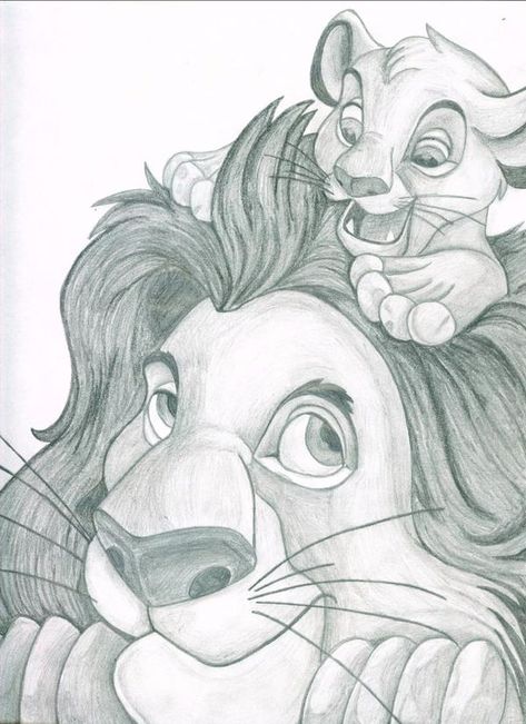 The Lion King by lucyannshaw on DeviantArt King Drawing, Lion King Drawings, Disney Drawings Sketches, Disney Figures, Couple Drawing, Lion King Art, Cute Disney Drawings, Wallpaper Disney, Disney Art Drawings