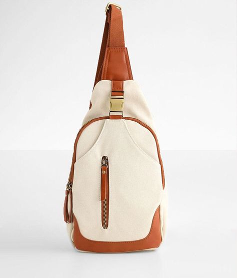 Antik Kraft Sling Backpack - Women's Bags in Cream | Buckle Backpack For Women, Diy Bags, Window Shopping, Bags Fashion, Canvas Backpack, Cute Bag, Diy Bag, Bags Backpacks, Women's Bags