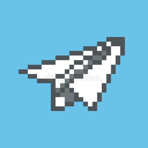 Airplane Pixel Art, Plane Pixel Art, Paper Plane Illustration, Plane Illustration, Presentation Poster, Notion Library, Turkey Map, Fuse Bead Patterns, Cool Pixel Art