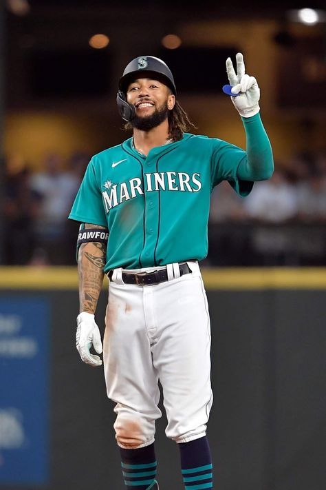 Mariners Baseball Game Outfit, Seattle Mariners Wallpaper, Jp Crawford, Baseball Drip, Mlb Baseball Players, Seattle Mariners Baseball, Mariners Baseball, Petco Park, Seattle Sports