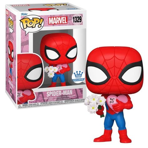 Funko Spiderman, Spiderman Pop, Marvel Valentines, Игрушки Funko Pop, Spiderman Gifts, Pop Figurine, Vinyl Art Toys, Pop Dolls, Lego Super Mario