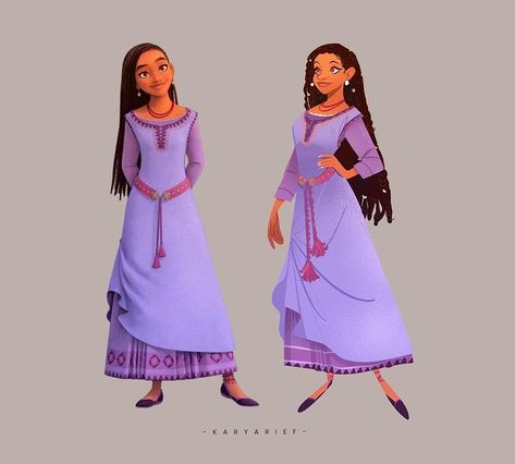 Wish Disney Asha, Wish Asha, 1780s Fashion, Western Anime, Disney Art Style, Spiderman Spiderverse, Disney Drawing, Pocket Princess, Pocket Princesses